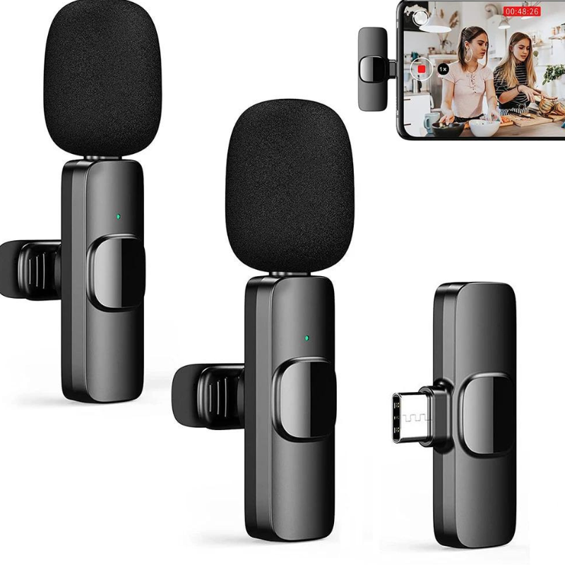 Portable Wireless Lavalier Microphone